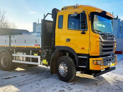 Отгрузка самосвального шасси JAC N-350